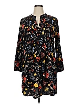 black floral dress old navy Dark Floral