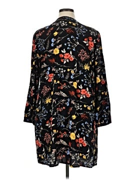 old navy long sleeve floral dress Puff-Sleeve Floral Maxi Shift Dress