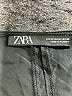 Zara 100% Polyester Black 3/4 Sleeve Top Size M - photo 4