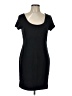 H&M Solid Black Casual Dress Size L - photo 1