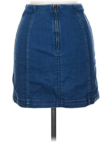 Free People Denim Skirt (view 2)