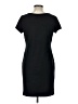 H&M Solid Black Casual Dress Size L - photo 2