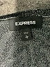 Express Animal Print Metallic Black Pullover Sweater Size XL - photo 7