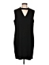 Bobeau Solid Black Cocktail Dress Size L - photo 1