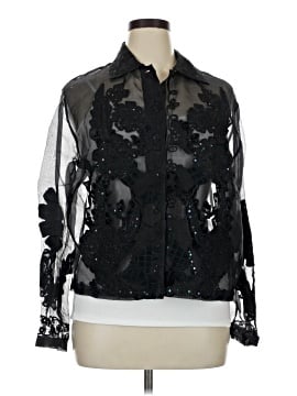 Sandy Starkman Long Sleeve Silk Top