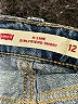 Levi's 100% Cotton Blue Denim Shorts Size 12 - photo 3