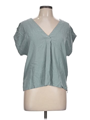 Madewell Lusterweave V-Neck Top (view 1)