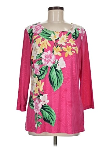 JM Collection 3/4 Sleeve Blouse (view 1)