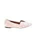 Gee WaWa 100% Leather Floral Pink Flats Size 8 - photo 1