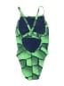 Speedo Argyle Green One Piece Swimsuit Size XXS (26) - photo 2