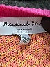 Michael Stars 100% Cotton Color Block Pink Pullover Sweater Size L - photo 7