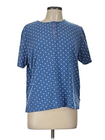 Rebecca Malone Short Sleeve Henley (view 1)