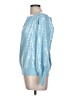 Boston Proper Metallic Blue Pullover Sweater Size L - photo 5