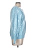 Boston Proper Metallic Blue Pullover Sweater Size L - photo 4