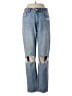 American Eagle Outfitters Color Block Blue Jeans Size 6 - photo 1