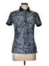 J.Lindeberg 100% Polyester Blue Short Sleeve Blouse Size L - photo 1