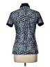 J.Lindeberg 100% Polyester Blue Short Sleeve Blouse Size L - photo 2