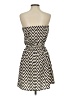 Speed Control 100% Polyester Chevron-herringbone Black Casual Dress Size S - photo 2