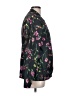 Signature 100% Polyester Floral Black Jacket Size L - photo 4