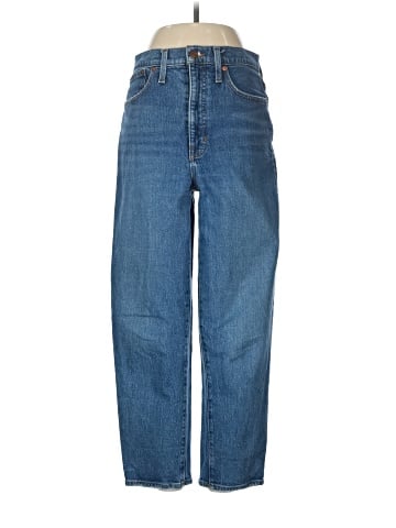 Madewell Balloon Jeans in Ellisboro Wash (view 1)
