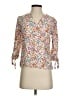 Rose & Thyme 100% Rayon Floral Ivory 3/4 Sleeve Blouse Size S - photo 1