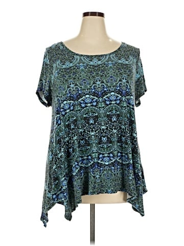 Jones & Co Short Sleeve Blouse (view 1)
