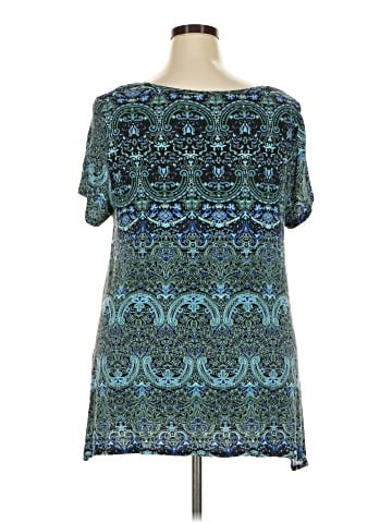 Jones & Co Short Sleeve Blouse (view 2)