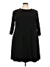 MSK Solid Black Casual Dress Size 3X - photo 1