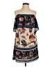 Blue Rain 100% Polyester Floral Blue Casual Dress Size S - photo 1