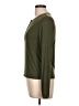 L'Agence Green Long Sleeve Henley Size Lg (3) - photo 5