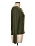 L'Agence Green Long Sleeve Henley Size Lg (3) - photo 4