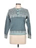 L.L.Bean 100% Cotton Teal Pullover Sweater Size Med REG - photo 1