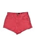 Lee Red Denim Shorts Size 28 waist - photo 1
