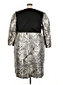 ELOQUII 100% Polyester Animal Print Silver Cocktail Dress Size 24 - photo 2