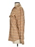 RSQ 100% Cotton Plaid Brown Long Sleeve Button-Down Shirt Size XS - photo 5