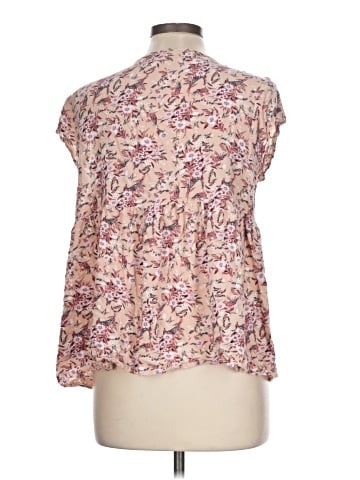 Caslon Short Sleeve Blouse (view 2)