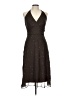 Rabbit Rabbit Rabbit Designs 100% Polyester Stars Brown Cocktail Dress Size 10 - photo 1