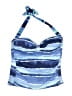 Tommy Bahama Stripes Blue Swimsuit Top Size L - photo 1