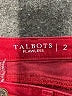 Talbots Burgundy Jeans Size 2 - photo 7