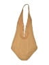 Michael Kors Solid Tan One Piece Swimsuit Size 4 - photo 2