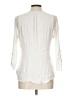 Signature Studio 100% Viscose Ivory Long Sleeve Blouse Size L - photo 2