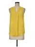 41Hawthorn 100% Polyester Yellow Sleeveless Blouse Size M - photo 1