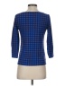 Ann Taylor Factory Checkered-gingham Blue Pullover Sweater Size XS - photo 2
