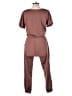Vuori Solid Brown Jumpsuit Size L - photo 2