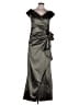 Xscape 100% Polyester Gray Cocktail Dress Size 14 - photo 1