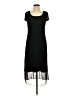 AGB 100% Polyester Black Casual Dress Size 10 - photo 1