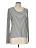 Thread & Supply Stripes Silver Long Sleeve T-Shirt Size L - photo 1