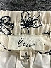 Lena 100% Polyester Print Ivory Shorts Size S - photo 3