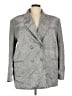 Lala. Chevron-herringbone Silver Blazer Size 3X - photo 1