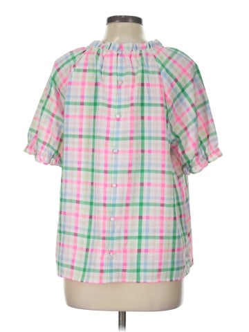 Crown & Ivy Short Sleeve Blouse (view 2)